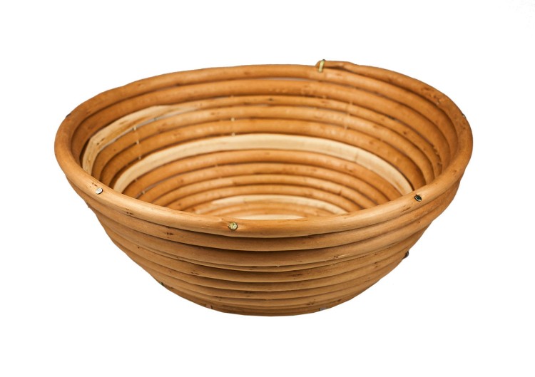 Koszyk do wyrastania chleba śr. 22cm 1KG okragly w zestawie