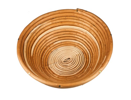 Koszyk do wyrastania chleba śr. 22cm 1KG zbijany wiklinowy okragly zestaw