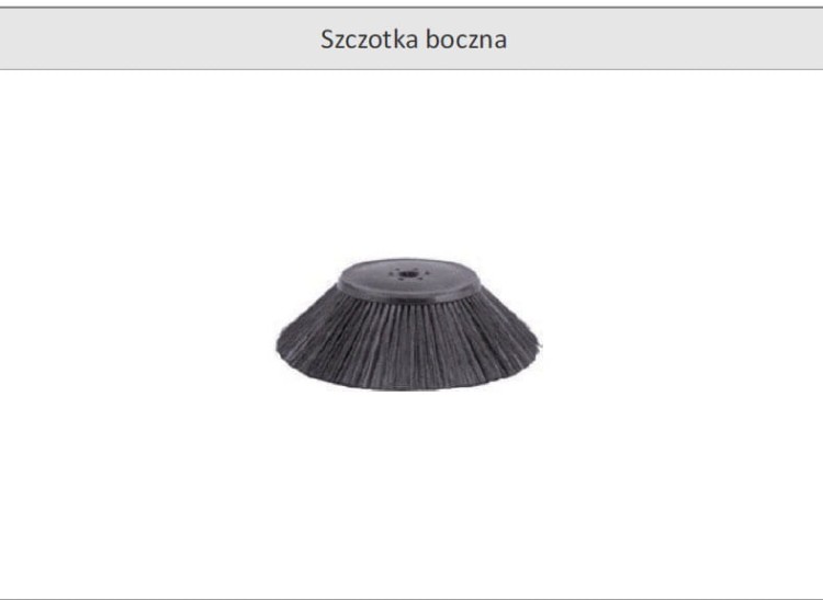Szczotka boczna