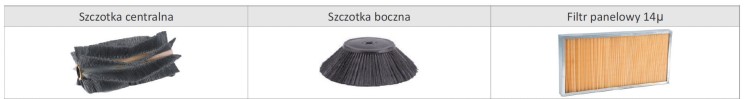 Akcesoria do zamiatarki 650 STH