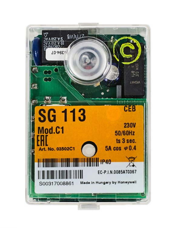 Automat sterujący SG 113 Mod.C1 Honeywell