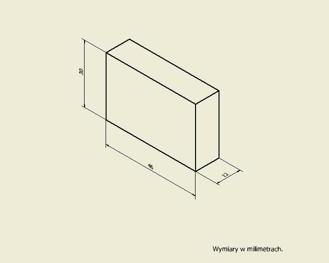 Ślizg pod talerz Wachtel Compact WYMIARY